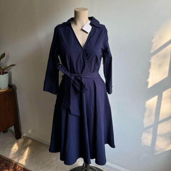 Modcloth Dresses & Skirts - NWT ModCloth Long Sleeve Navy Dress